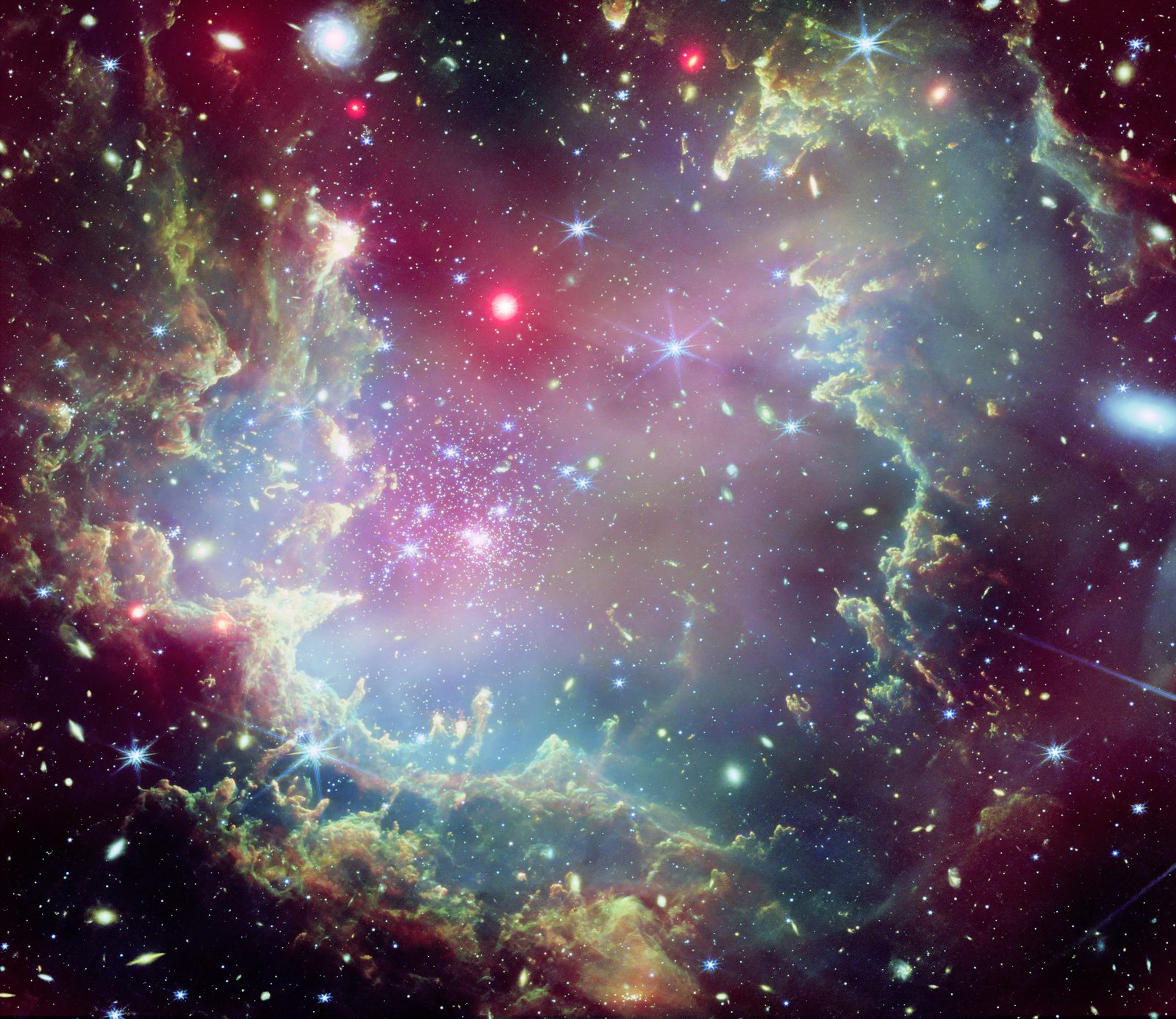 恒星生命圈的宇宙花环